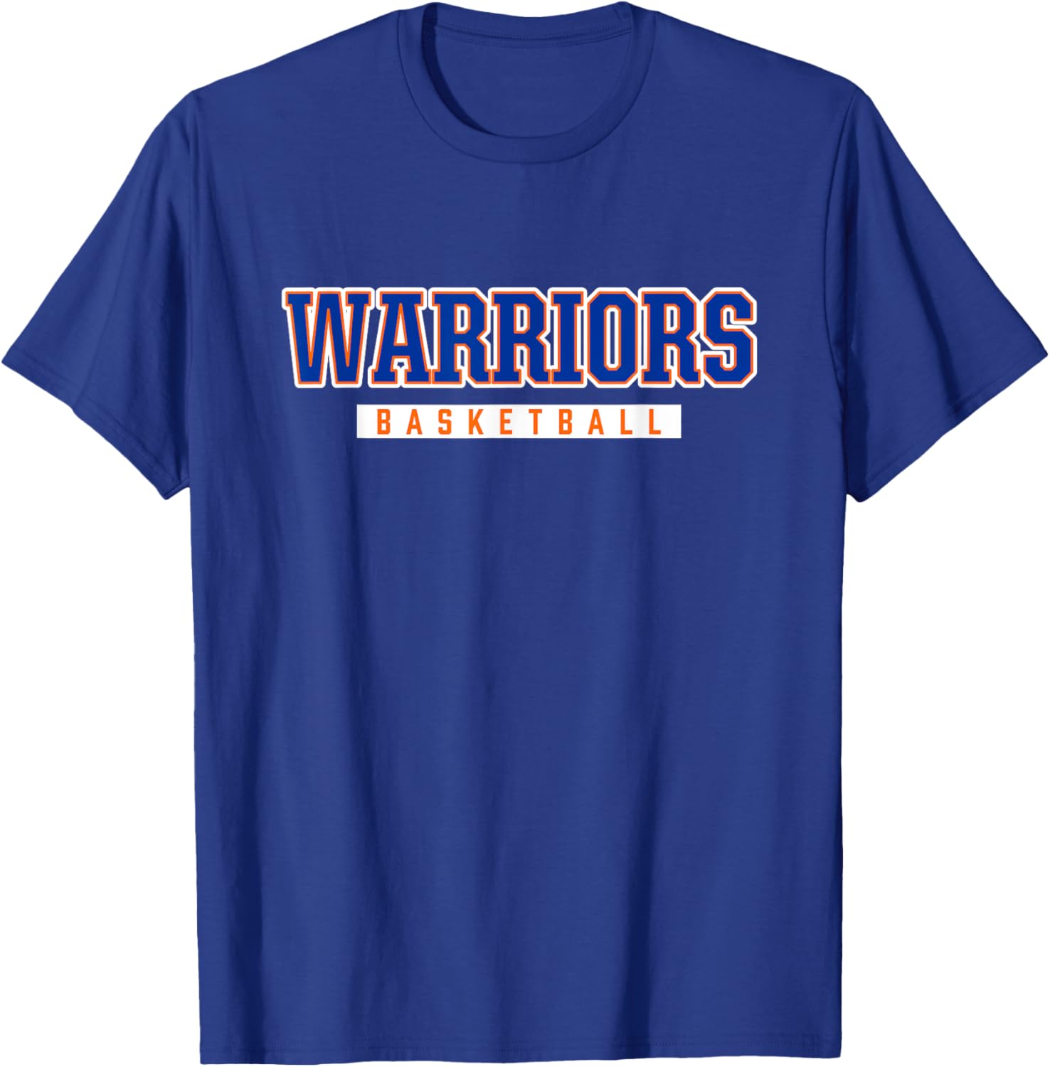 Warriors Basketball Westwood High School T-Shirt - T-Shirt | Royal