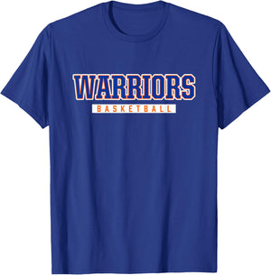 Warriors Basketball Westwood High School T-Shirt - T-Shirt | Royal