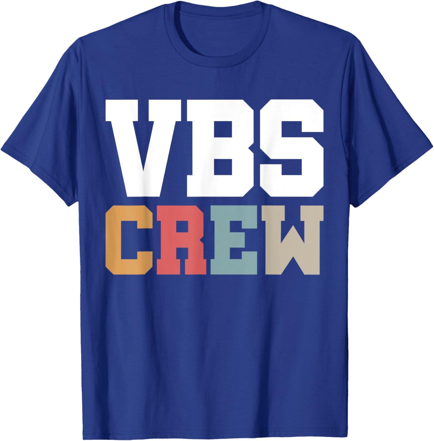 VBS Crew Faith-Based Gathering Sunday School Teacher T-Shirt - T-Shirt | Royal