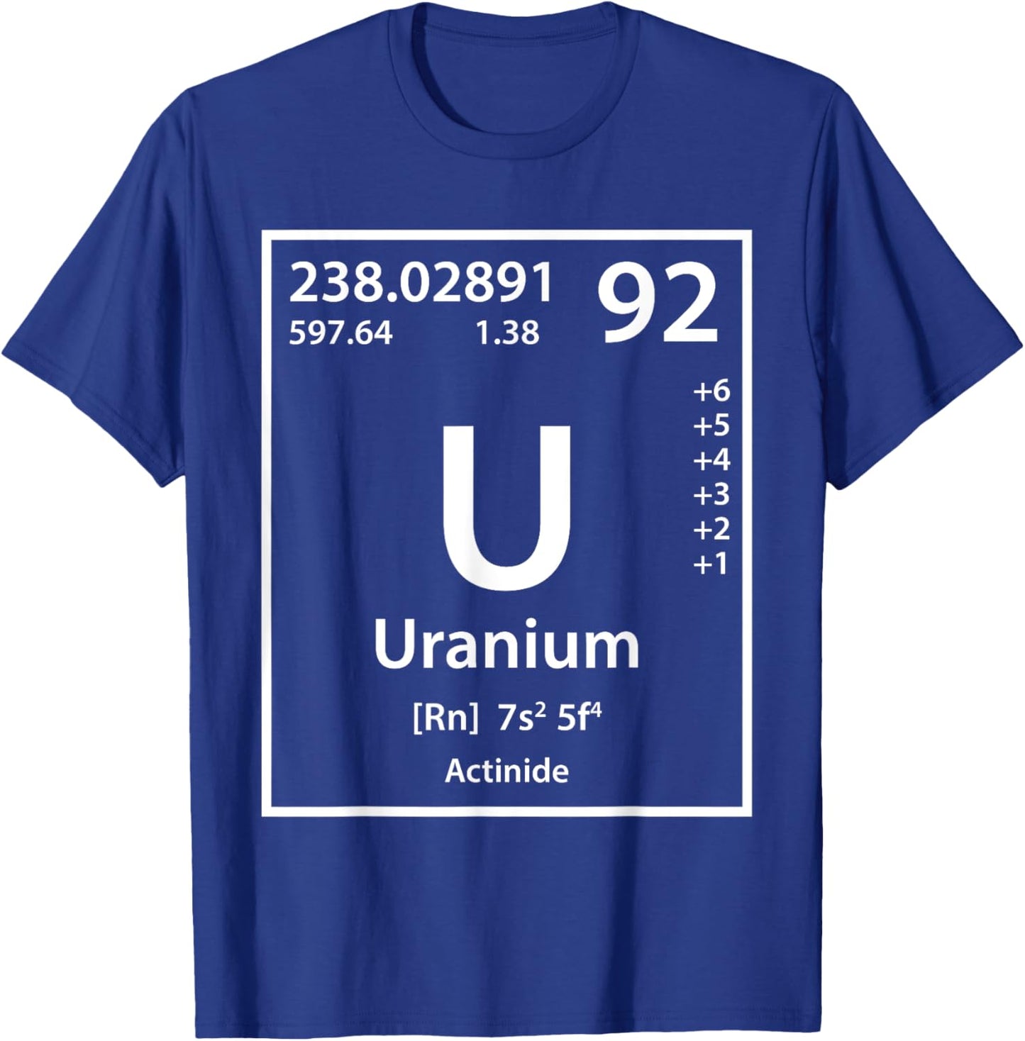 Uranium Element (white) T-Shirt - T-Shirt | Royal