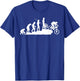 MTB Mountain Biker Evolution Downhill Bike Rider T-Shirt - T-Shirt | Royal