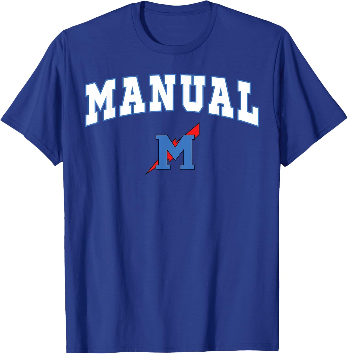 Manual High School Thunderbolts T-Shirt - T-Shirt | Royal