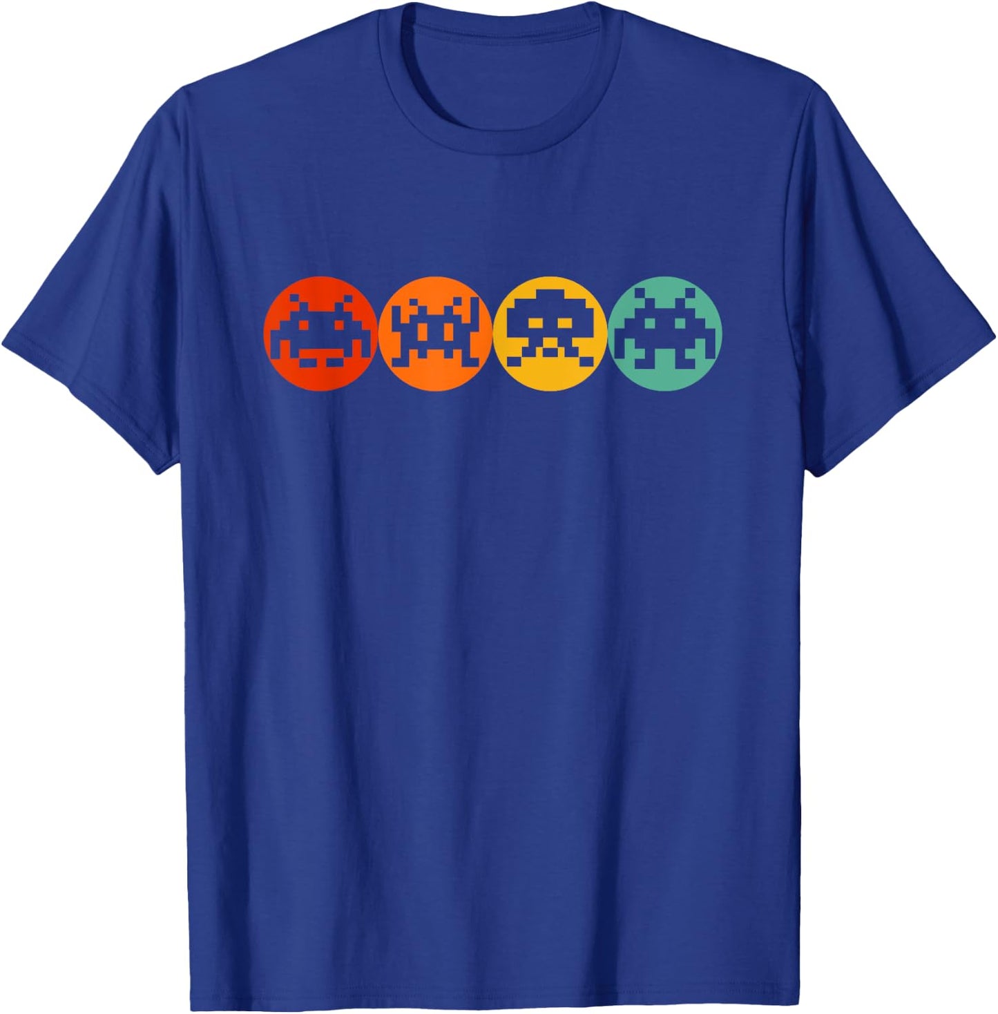 80s Video Game Vintage Retro Arcade T-Shirt - T-Shirt | Royal
