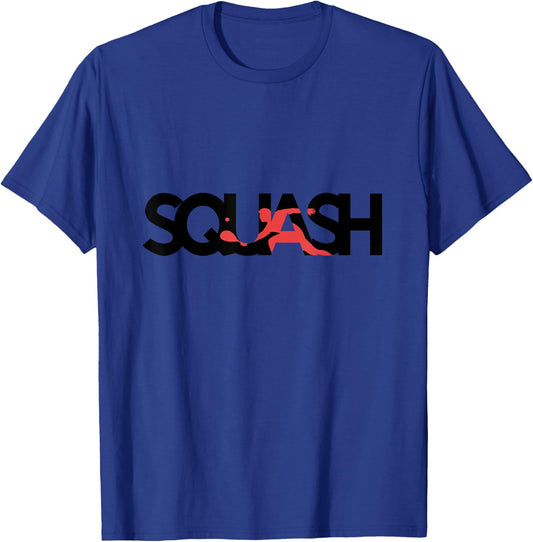 Squash Gift Ball Court Shoes Racket T-Shirt - T-Shirt | Royal