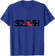 Squash Gift Ball Court Shoes Racket T-Shirt - T-Shirt | Royal