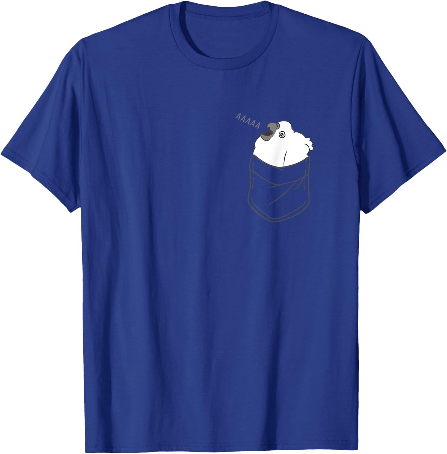 Pocket Cockatoo Screaming Parrot Funny Bird Cute Birb memes T-Shirt - T-Shirt | Royal
