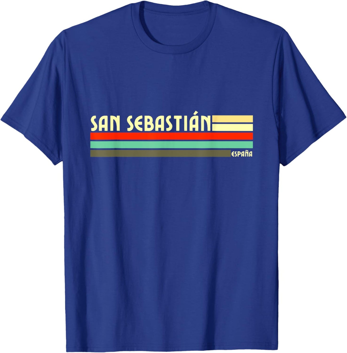 Retro Vintage San Sebastián T-Shirt - T-Shirt | Royal