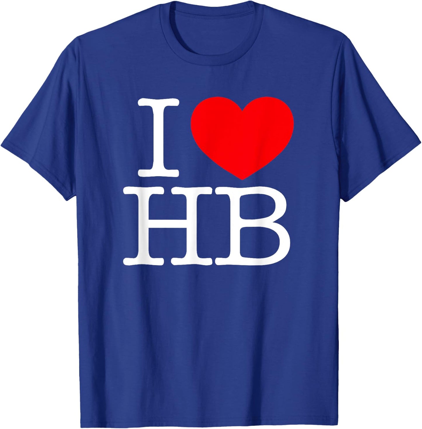 I Love (Heart) HB T-Shirt - T-Shirt | Royal