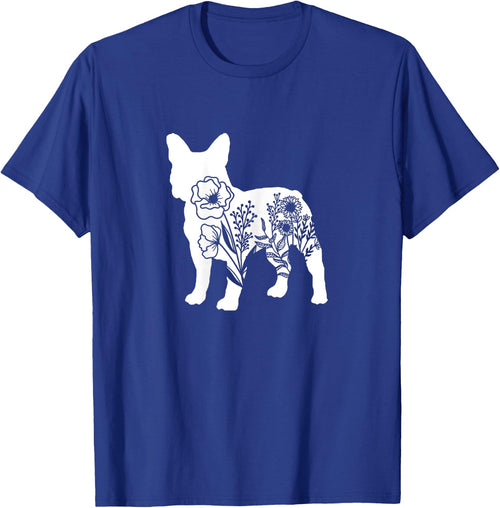 Floral French Bulldog Dog Mom Flowers for Human Cute