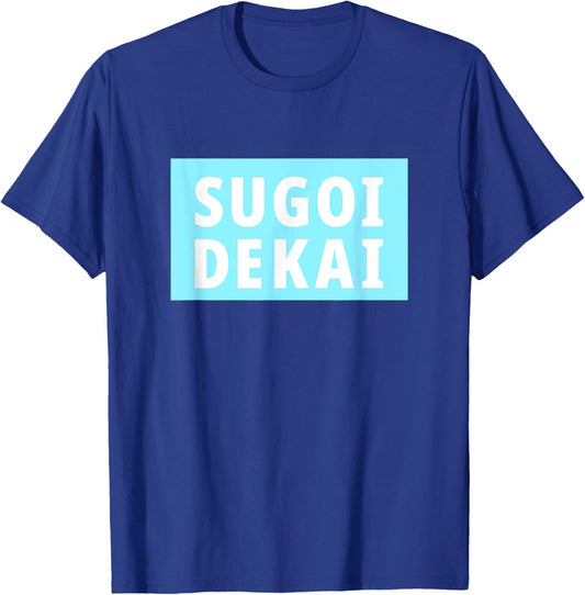 Sugoi Dekai Baby Blue Color Swap Anime Cosplay T-Shirt - T-Shirt | Royal