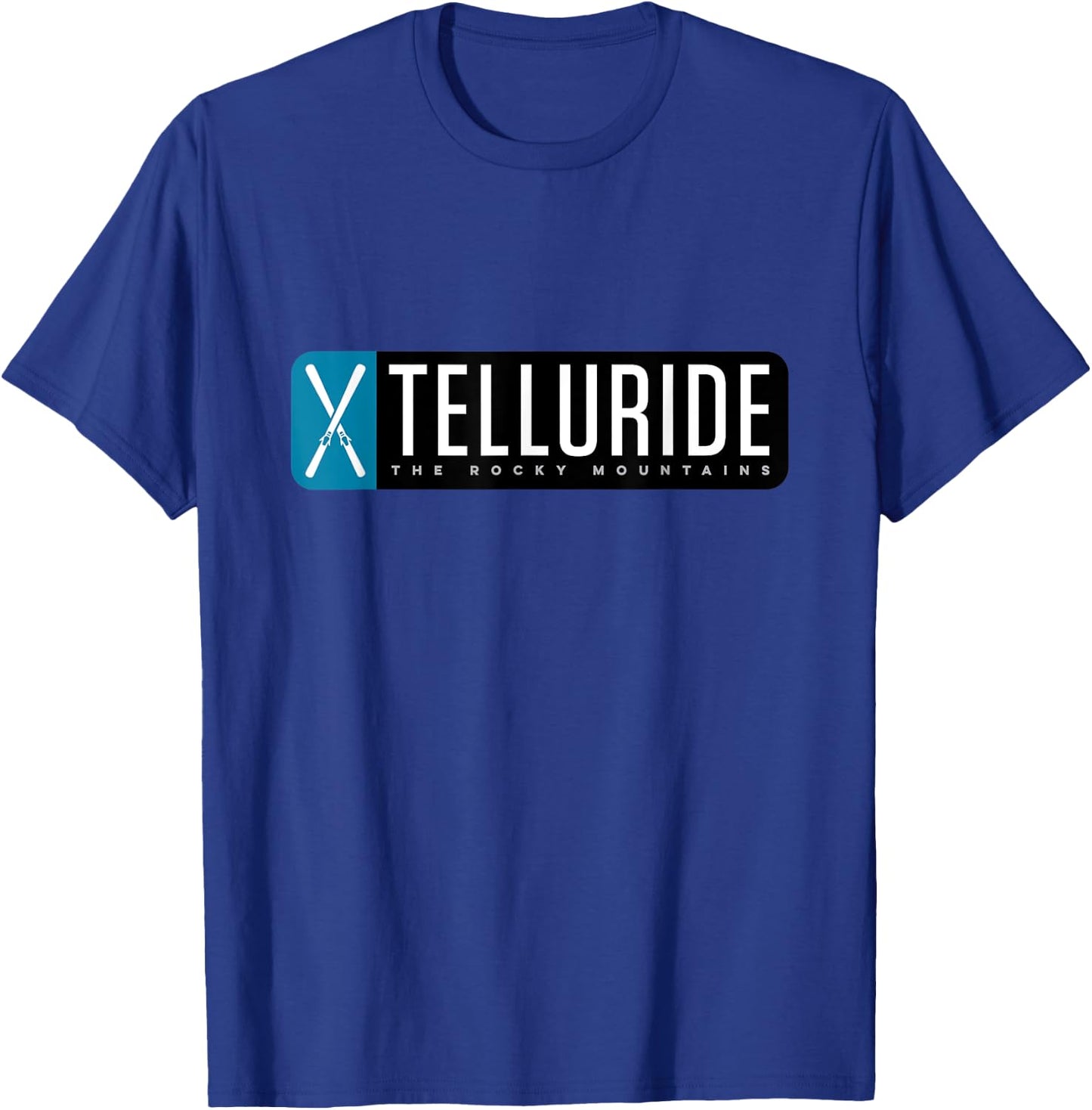 Telluride Colorado Mountain Ski T-Shirt - T-Shirt | Royal