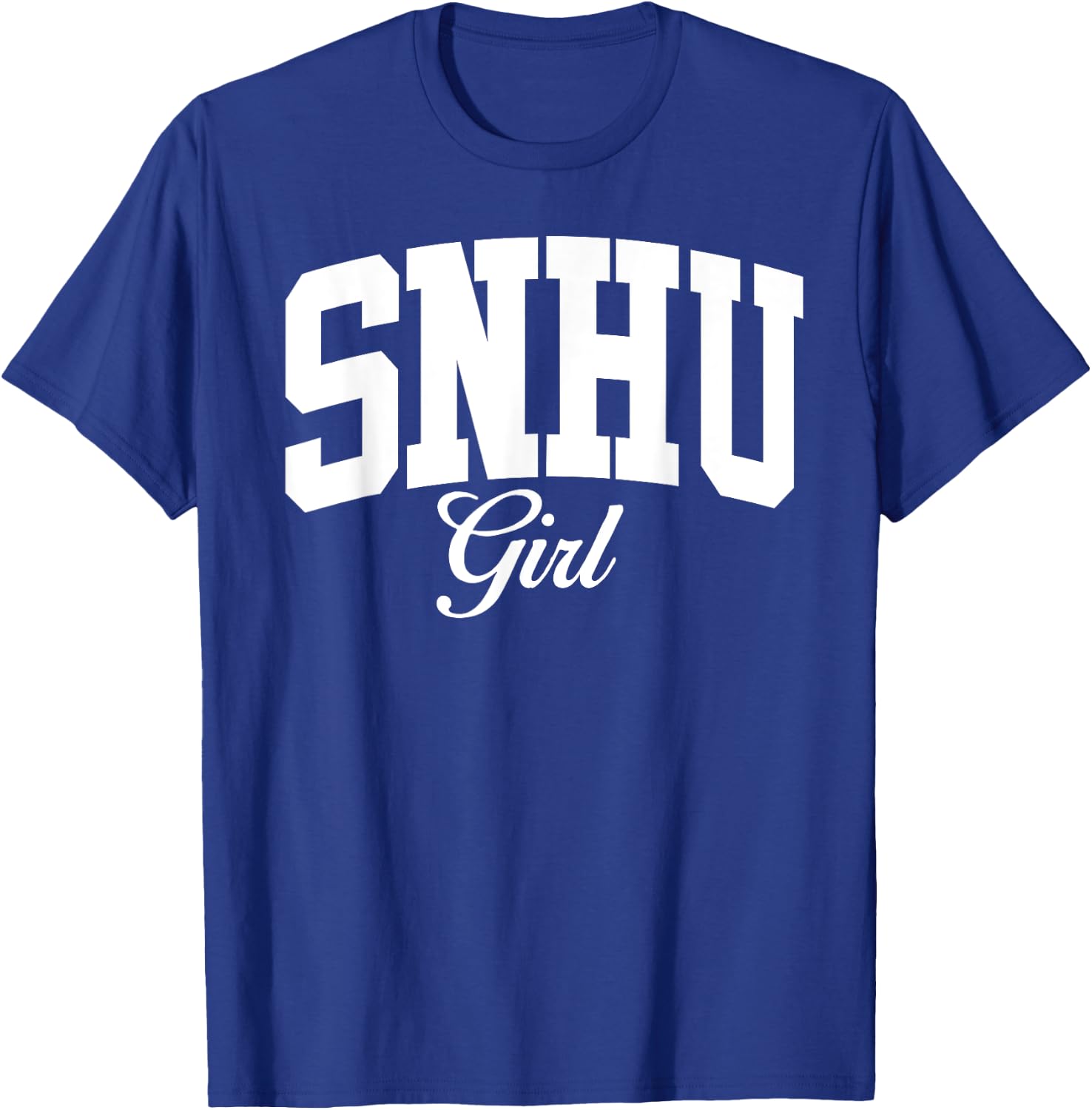 SNHU SNH University Girl Arch Vintage Design Girls T-Shirt - T-Shirt | Royal