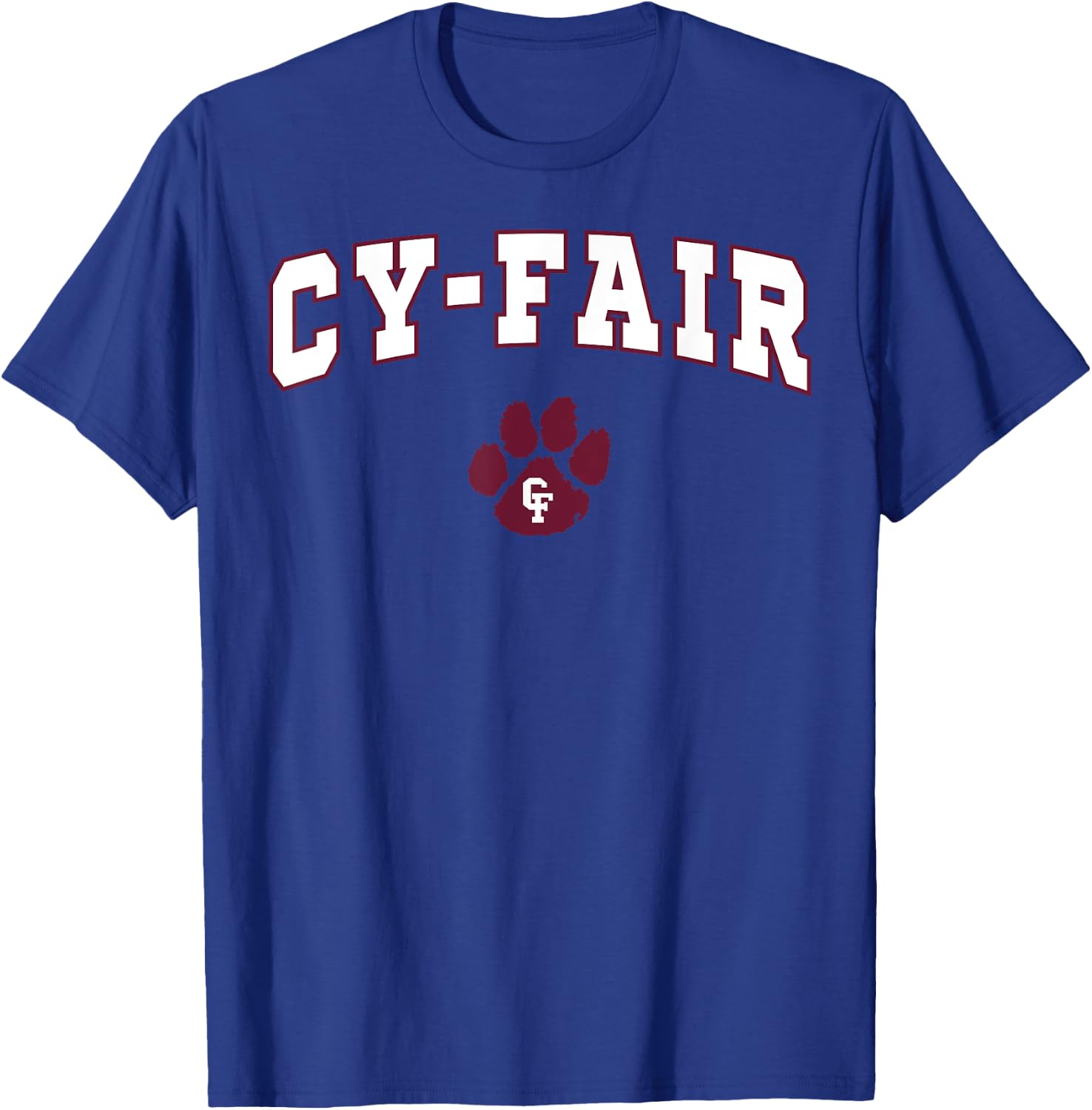 Cy-Fair High School Bobcats C2 T-Shirt - T-Shirt | Royal
