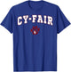 Cy-Fair High School Bobcats C2 T-Shirt - T-Shirt | Royal