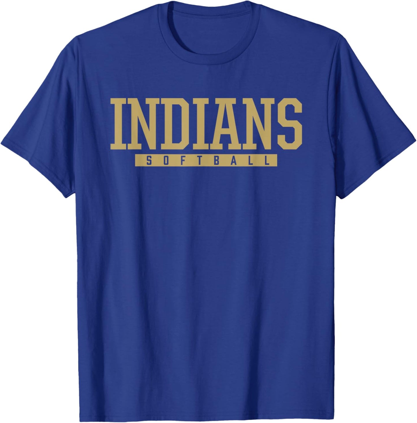 Gaffney Indians Softball HS T-Shirt - T-Shirt | Royal