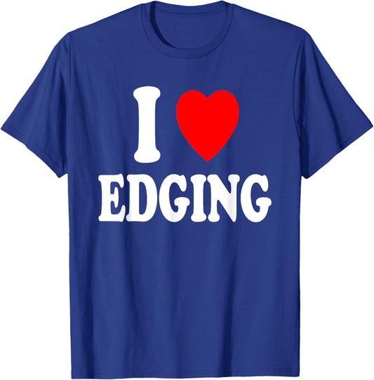 I Heart (Love) Edging T-Shirt - T-Shirt | Royal