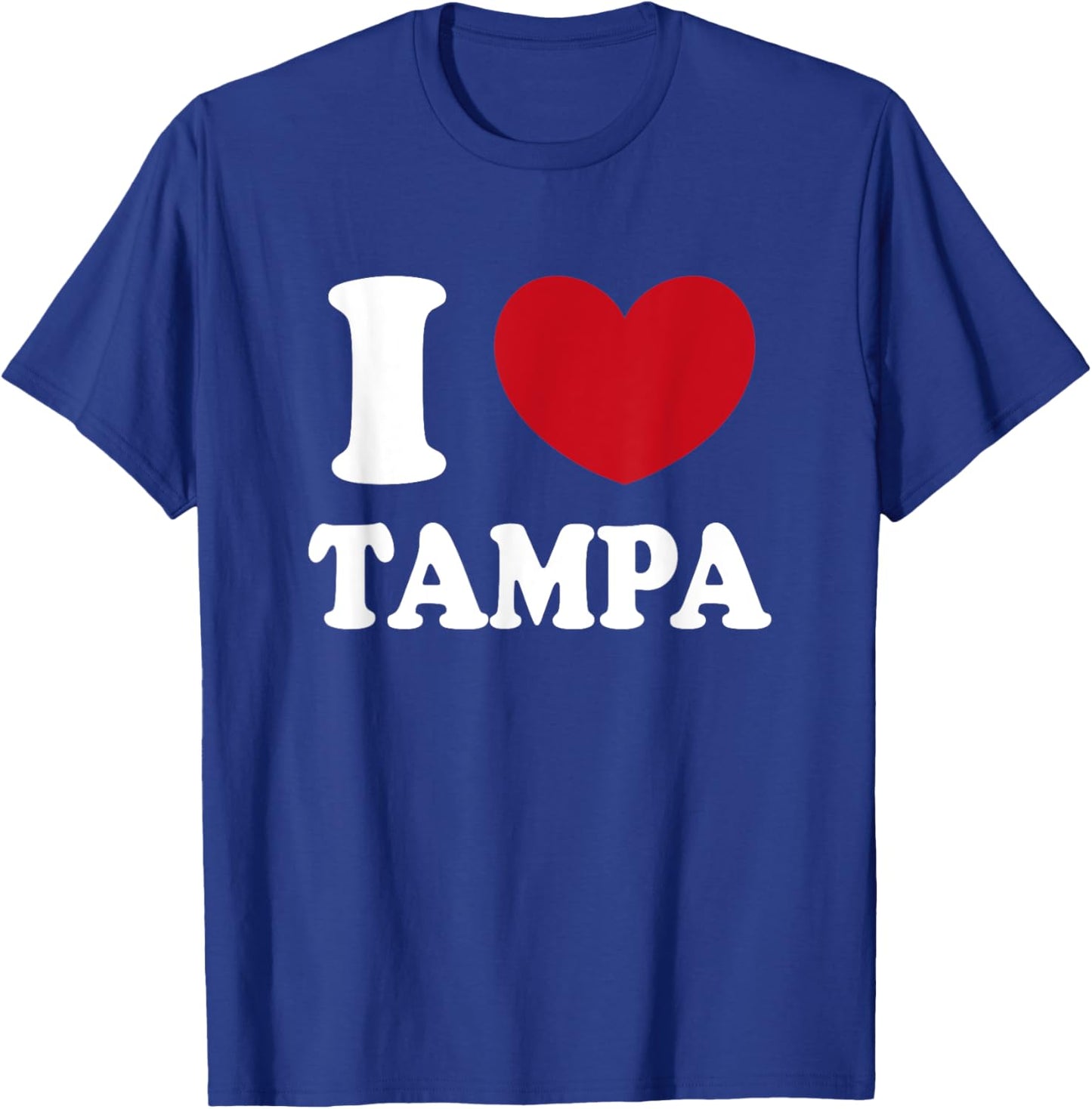 I Love Tampa T-Shirt - T-Shirt | Royal