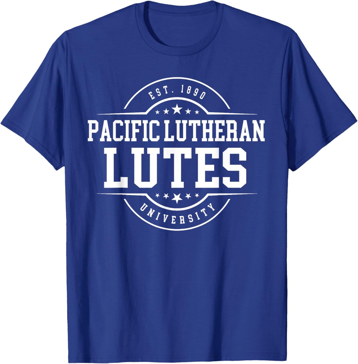 Pacific Lutheran University Lutes Arch Vintage Classic T-Shirt - T-Shirt | Royal