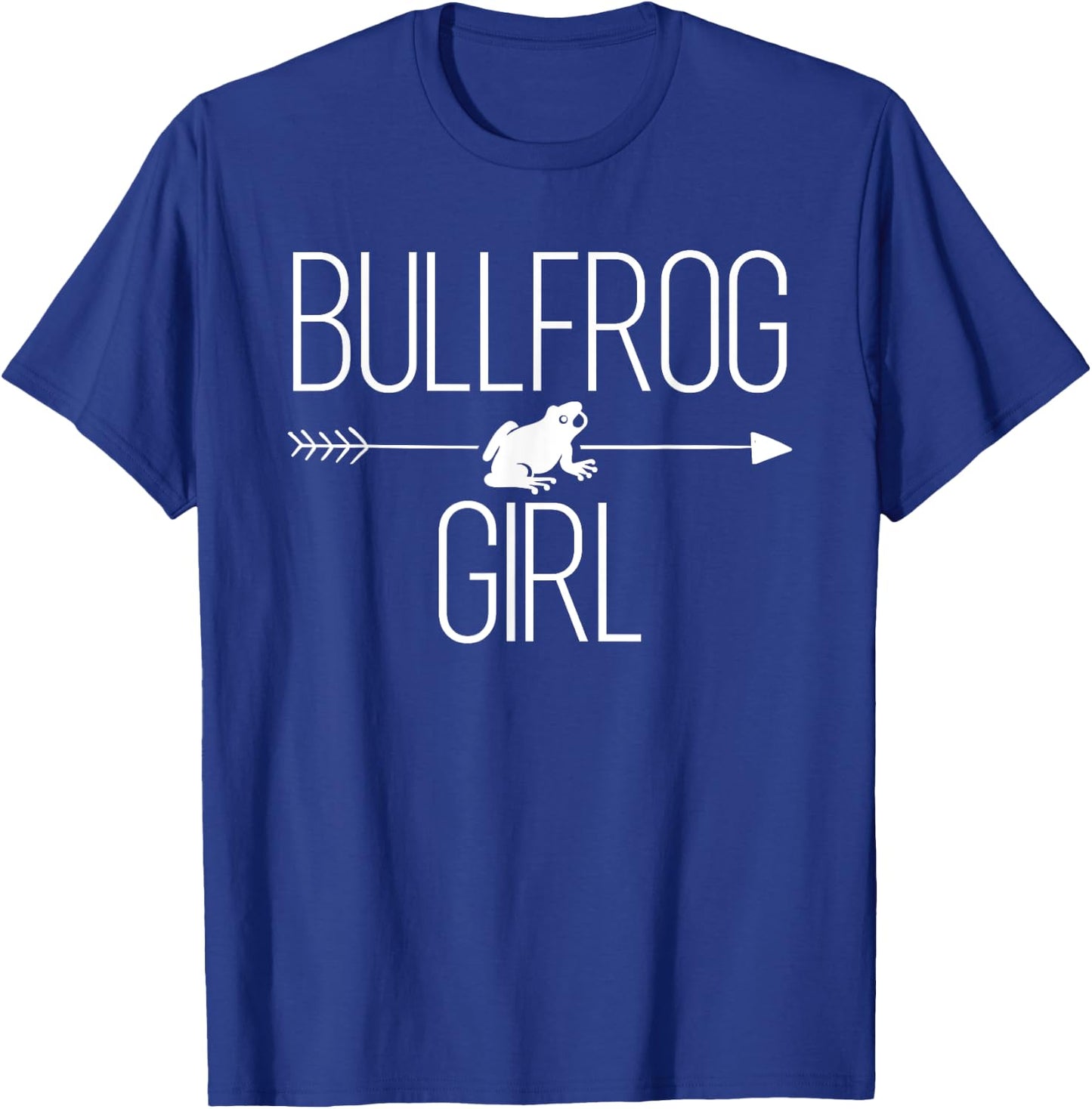 Bullfrog Girl Gift Toad Animal Lover T-Shirt - T-Shirt | Royal