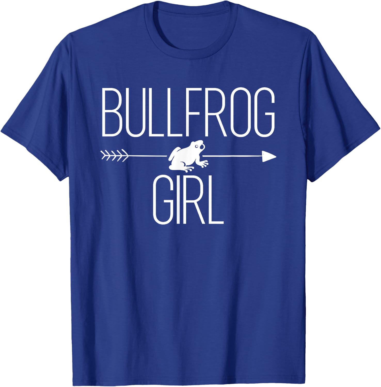 Bullfrog Girl Gift Toad Animal Lover T-Shirt - T-Shirt | Royal