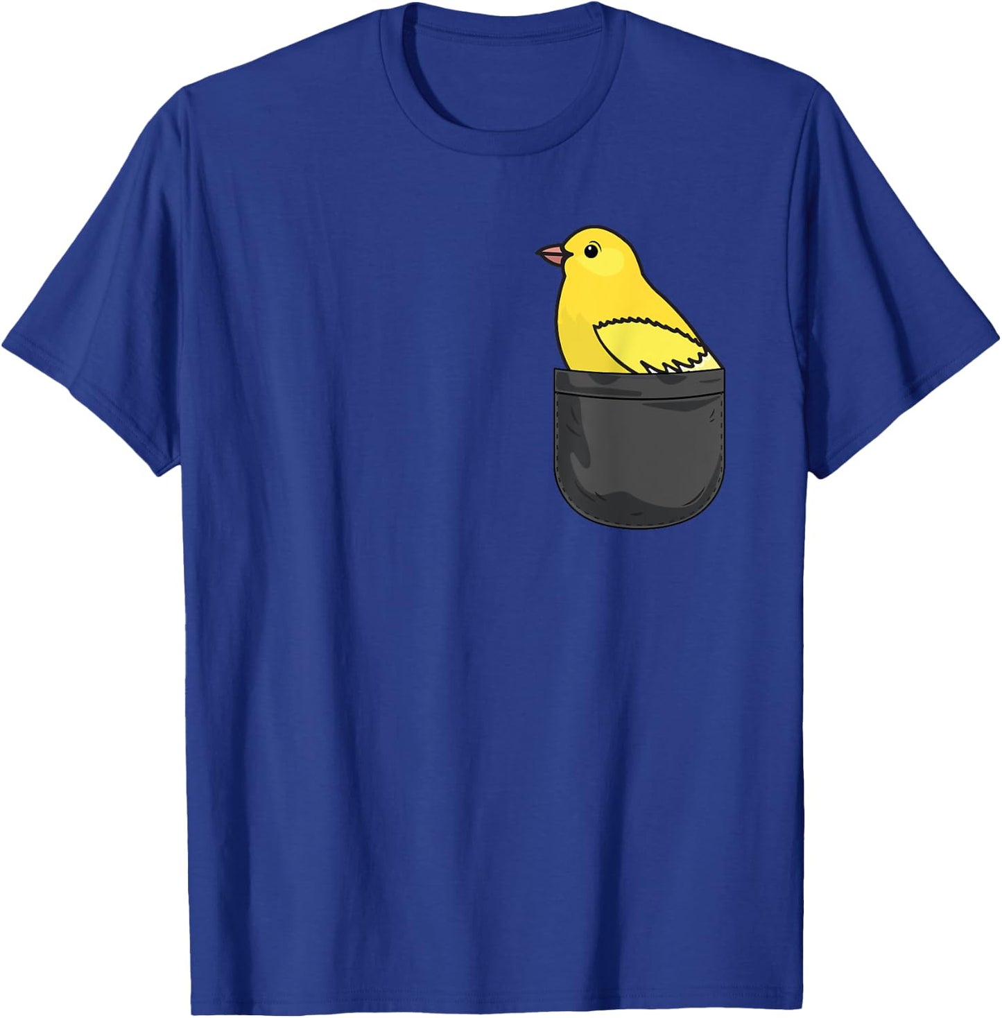 Canary in Pocket Funny Animal Lover Gift T-Shirt - T-Shirt | Royal
