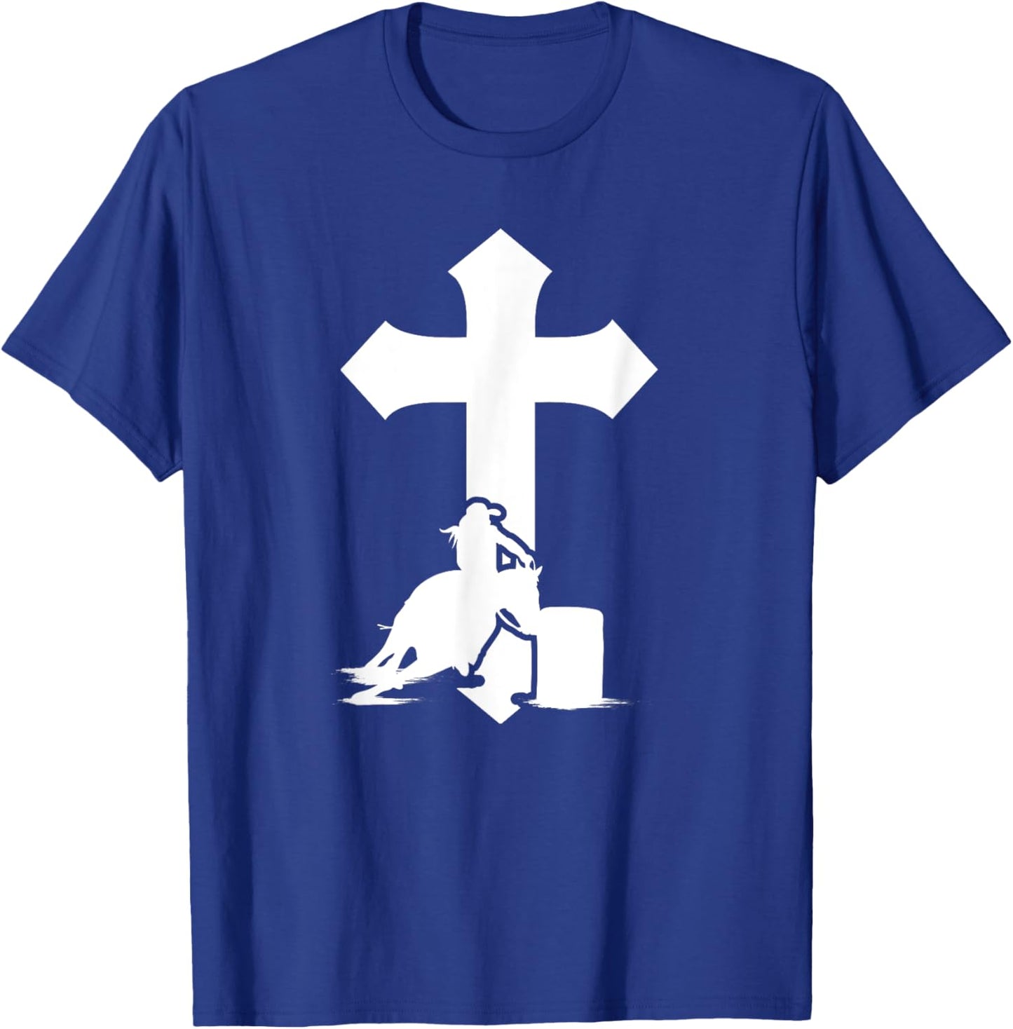 Barrel Racing Cross Barrel Racer Barrel Race T-Shirt - T-Shirt | Royal