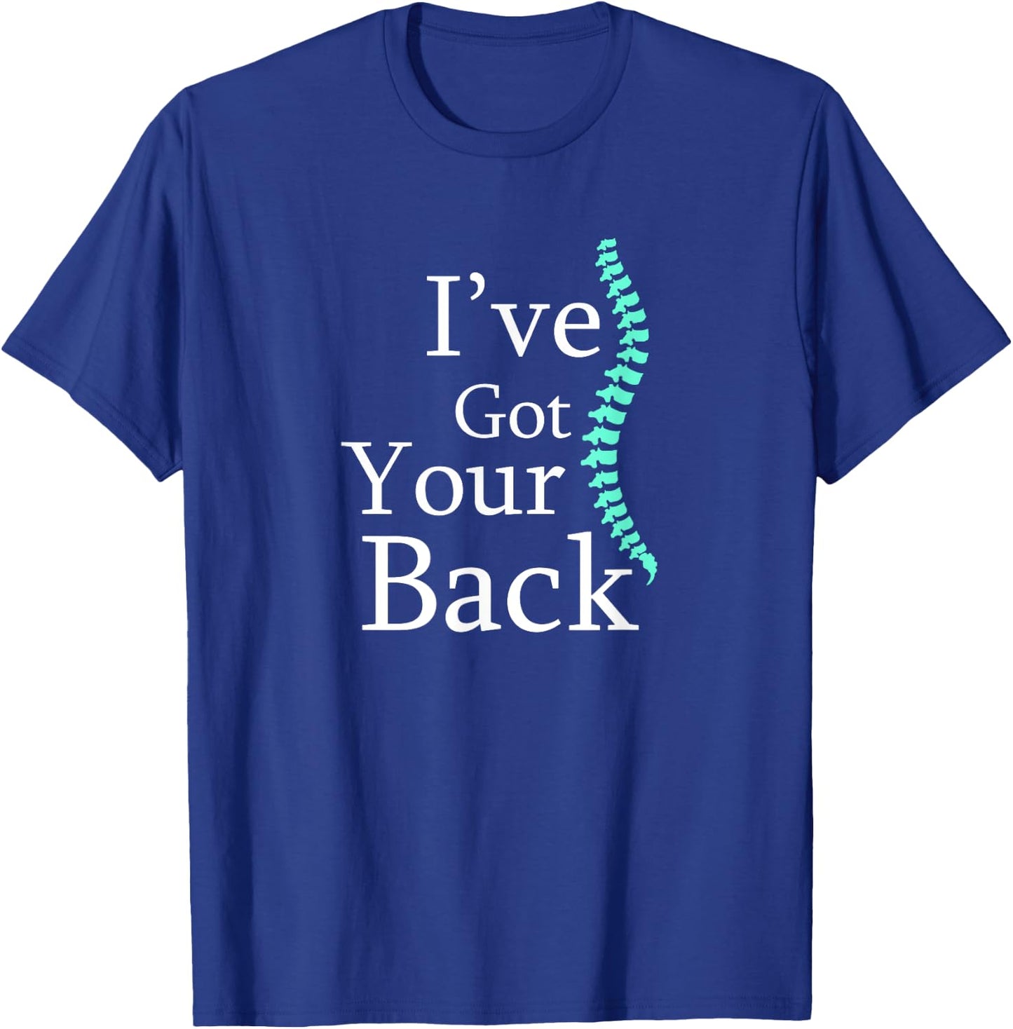 Your Back Chiropractor Gift T-Shirt - T-Shirt | Royal