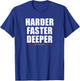 Harder Faster Deeper CPR Saves Lives Funny EMT Nursing T-Shirt - T-Shirt | Royal