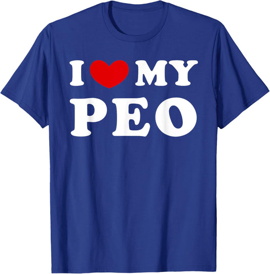 I Love My Peo, I Heart My Peo T-Shirt - T-Shirt | Royal