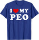 I Love My Peo, I Heart My Peo T-Shirt - T-Shirt | Royal