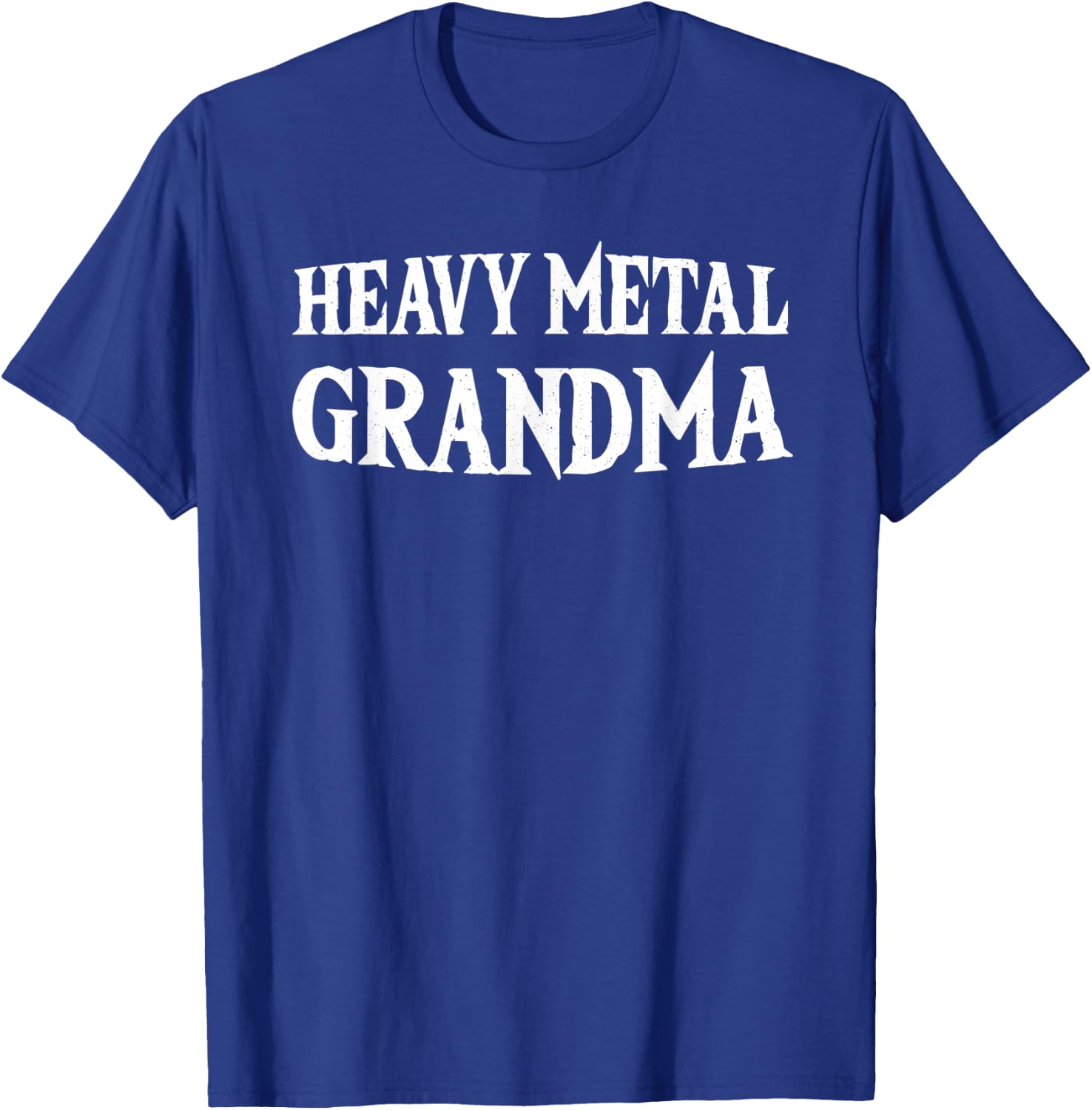 Heavy Metal Grandma Metalhead Family Rock N Roll T-Shirt - T-Shirt | Royal
