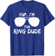 Kids Yup I'm The Ring Dude - Funny Kids Ring Bearer T-Shirt - T-Shirt | Royal