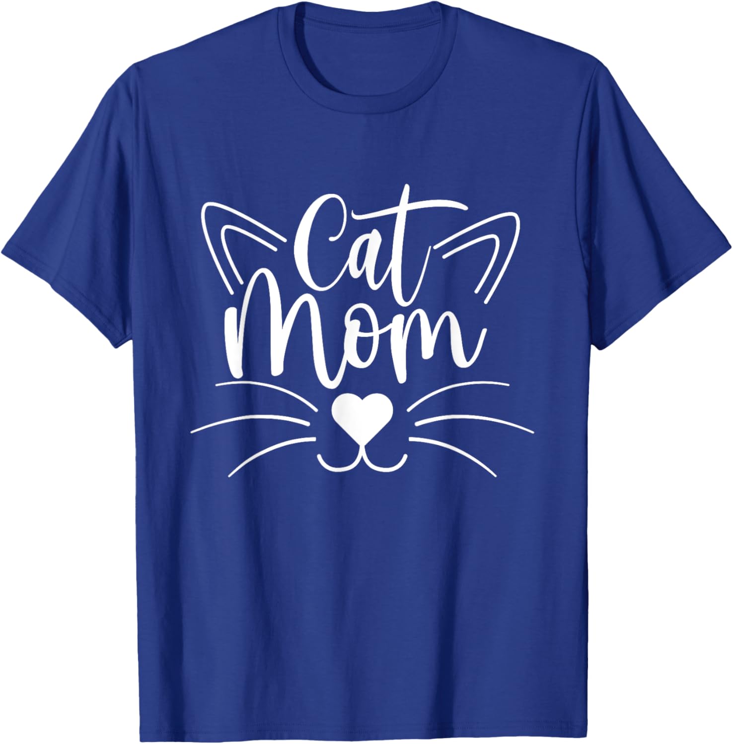 Cat Mom - Cat Lover Kitten Owner Kitty Women Girls Kids T-Shirt - T-Shirt | Royal