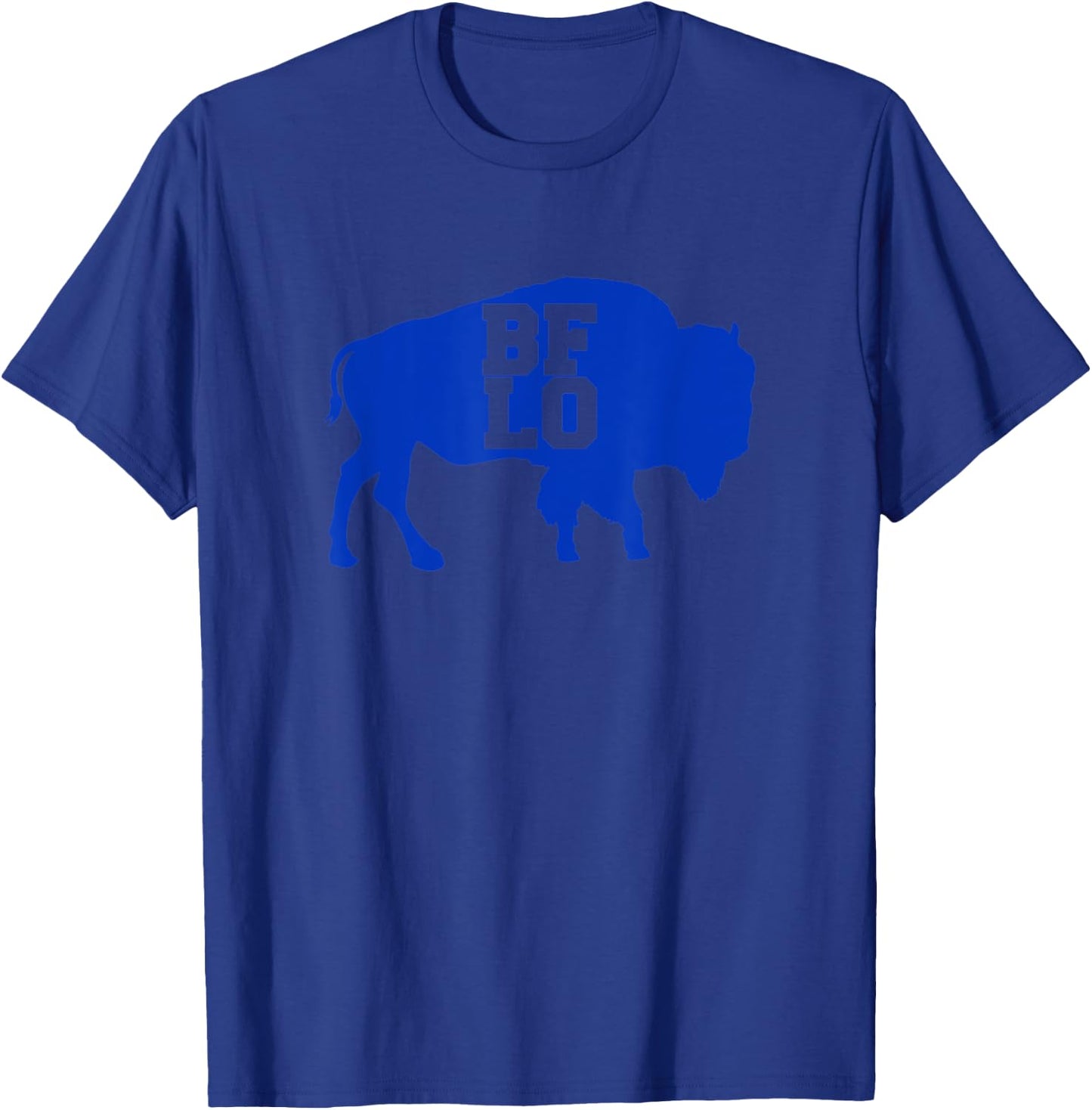 BFLO Buffalo NY Blue Graphic T-Shirt - T-Shirt | Royal