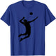 volleyball player spiking ball Gifts men T-Shirt - T-Shirt | Royal