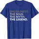 Man Myth The Legend Oncologist Dad Funny Nurse Vintage T-Shirt - T-Shirt | Royal