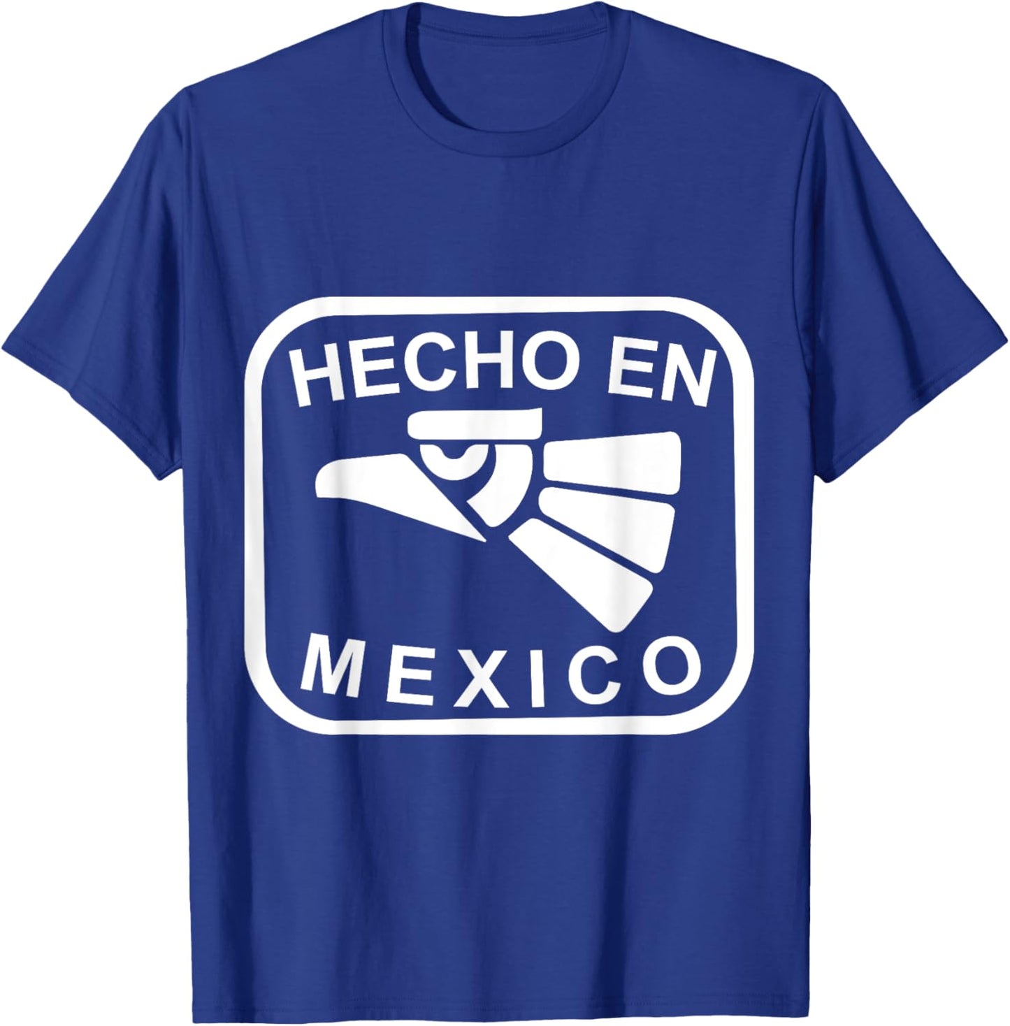 Mexico Vintage Mexican Flag Pride Hecho en Mexico Jersey T-Shirt - T-Shirt | Royal