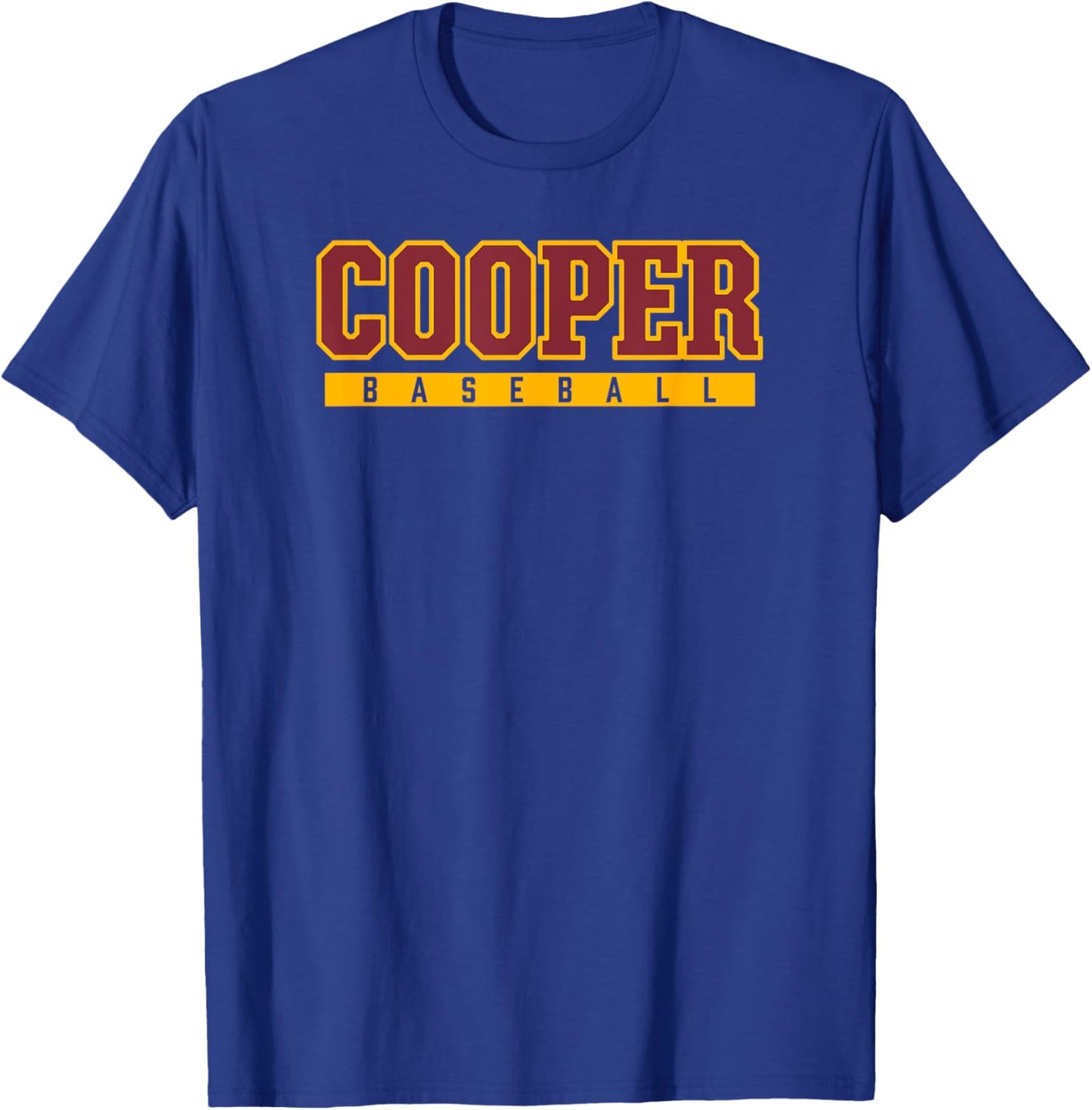Cooper High School Baseball T-Shirt - T-Shirt | Royal