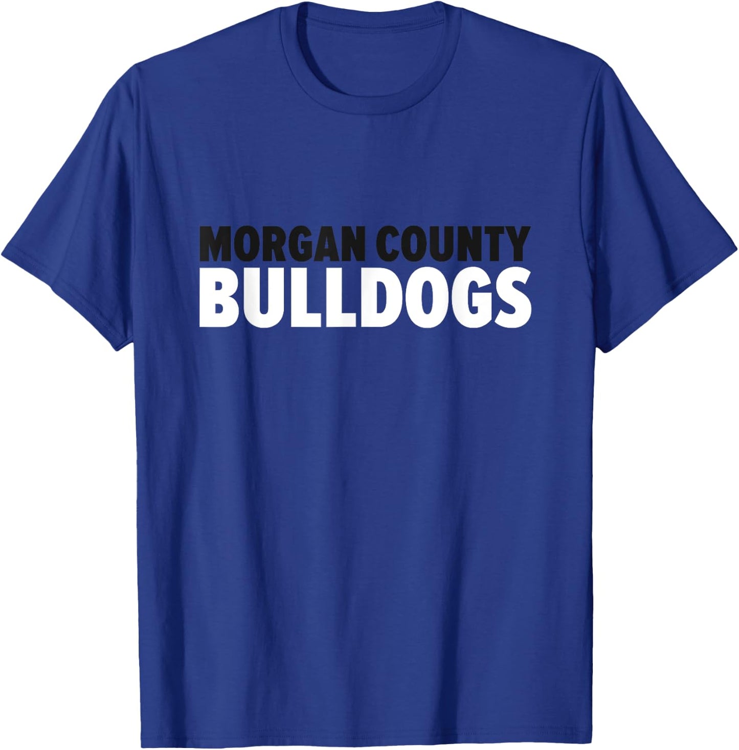 Morgan County Bulldogs Bold T-Shirt - T-Shirt | Royal