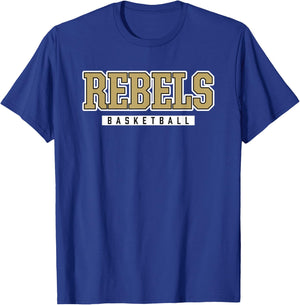 Rebels Basketball Boyle County High School T-Shirt - T-Shirt | Royal