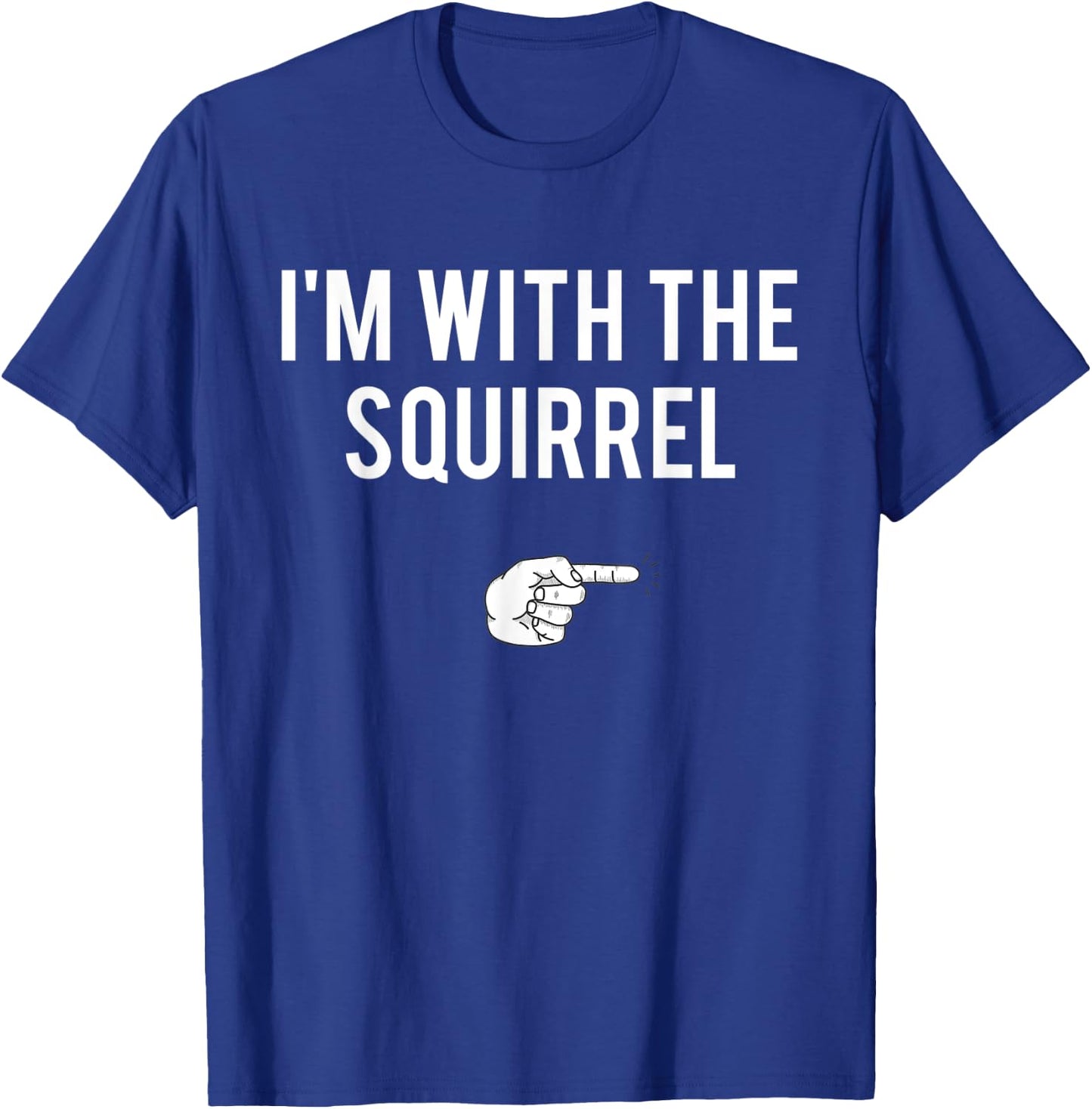 I'm With Squirrel Halloween Costume Party Matching Couple T-Shirt - T-Shirt | Royal