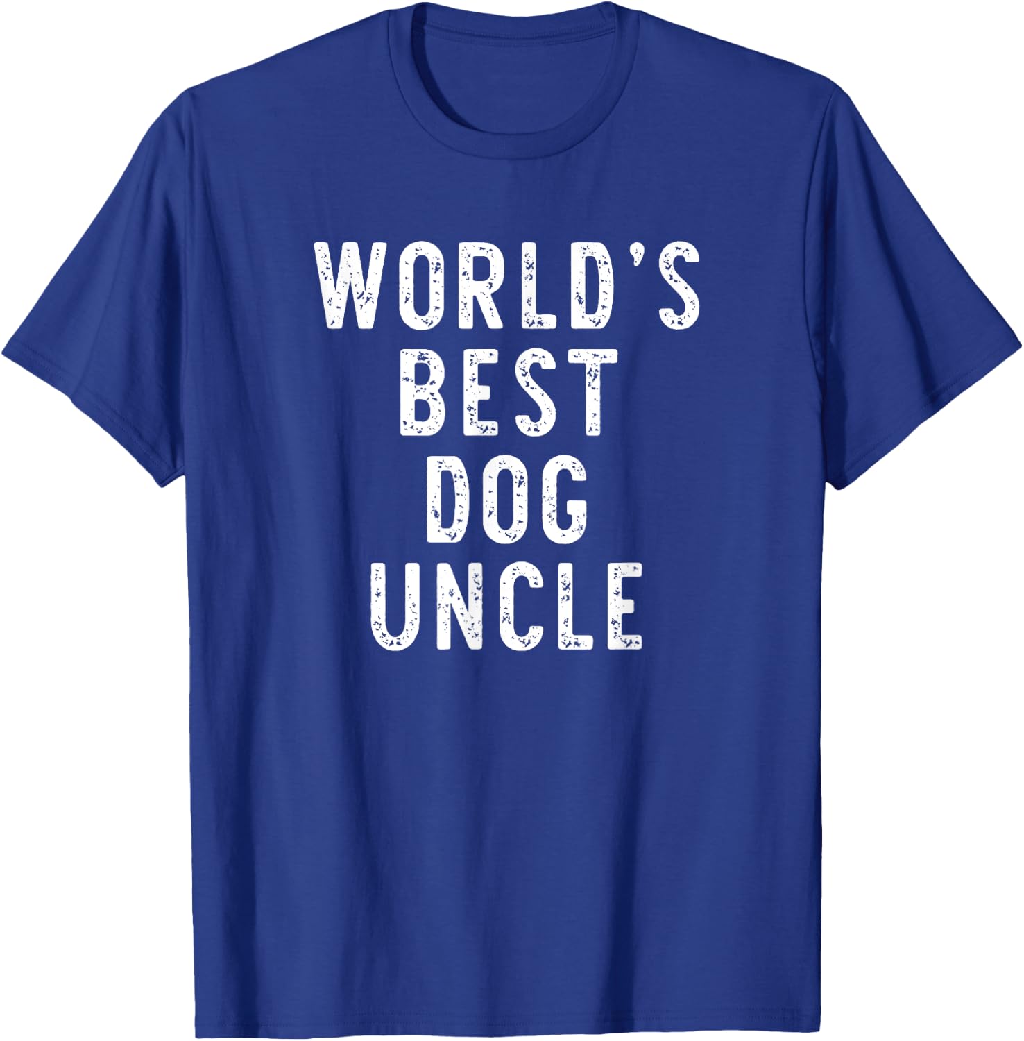World's Best Dog Uncle Funny Gift Christmas Women Kids T-Shirt - T-Shirt | Royal