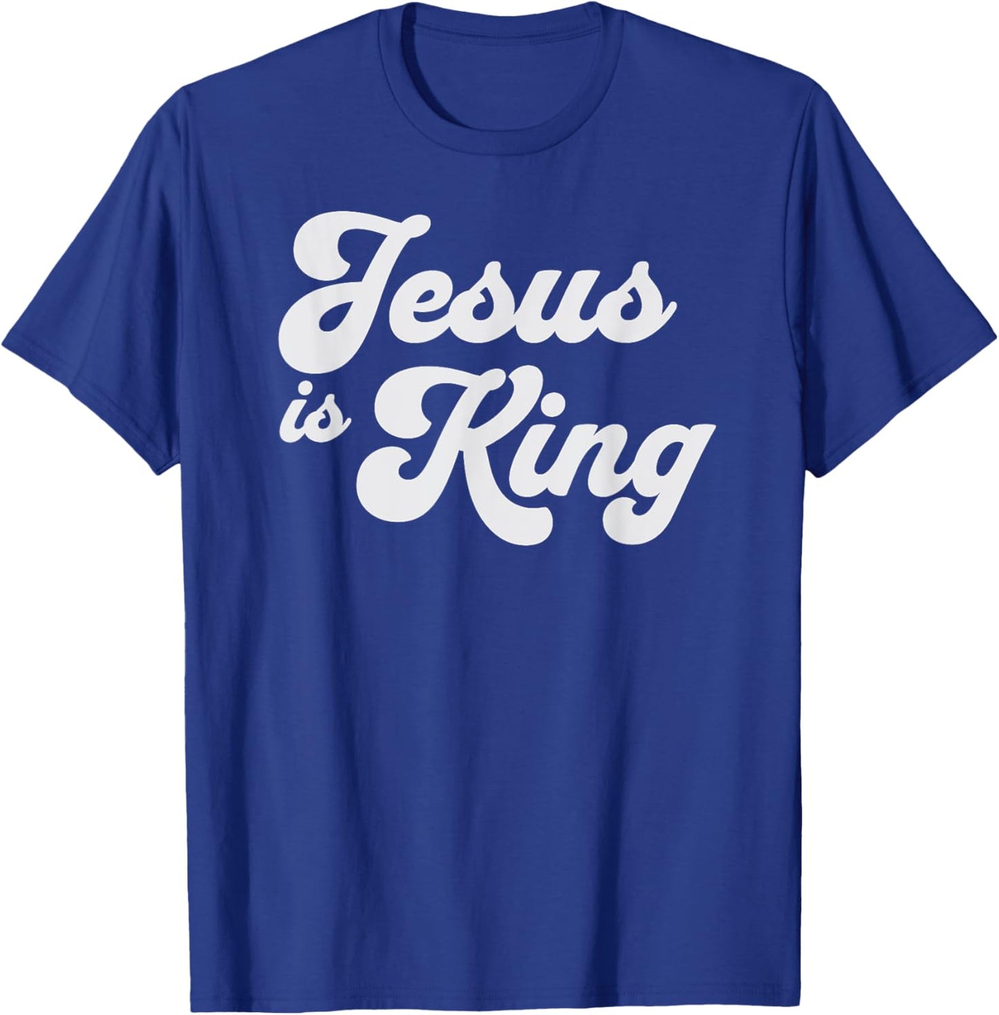 Jesus is King - Christian Shirts of Faith T-Shirt - T-Shirt | Royal