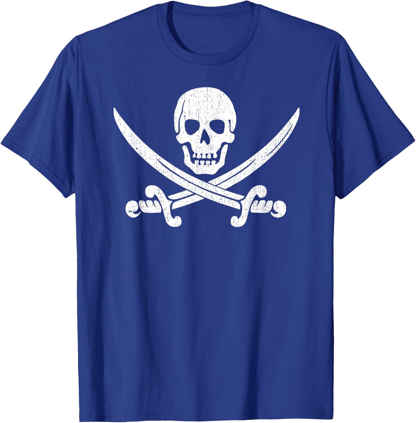 Skull Crossbones Pirate shirts T-Shirt - T-Shirt | Royal