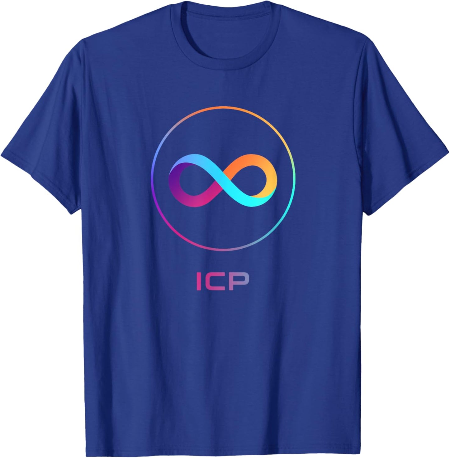 ICP Crypto DFINITY Internet Computer Cryptocurrency Token T-Shirt - T-Shirt | Royal