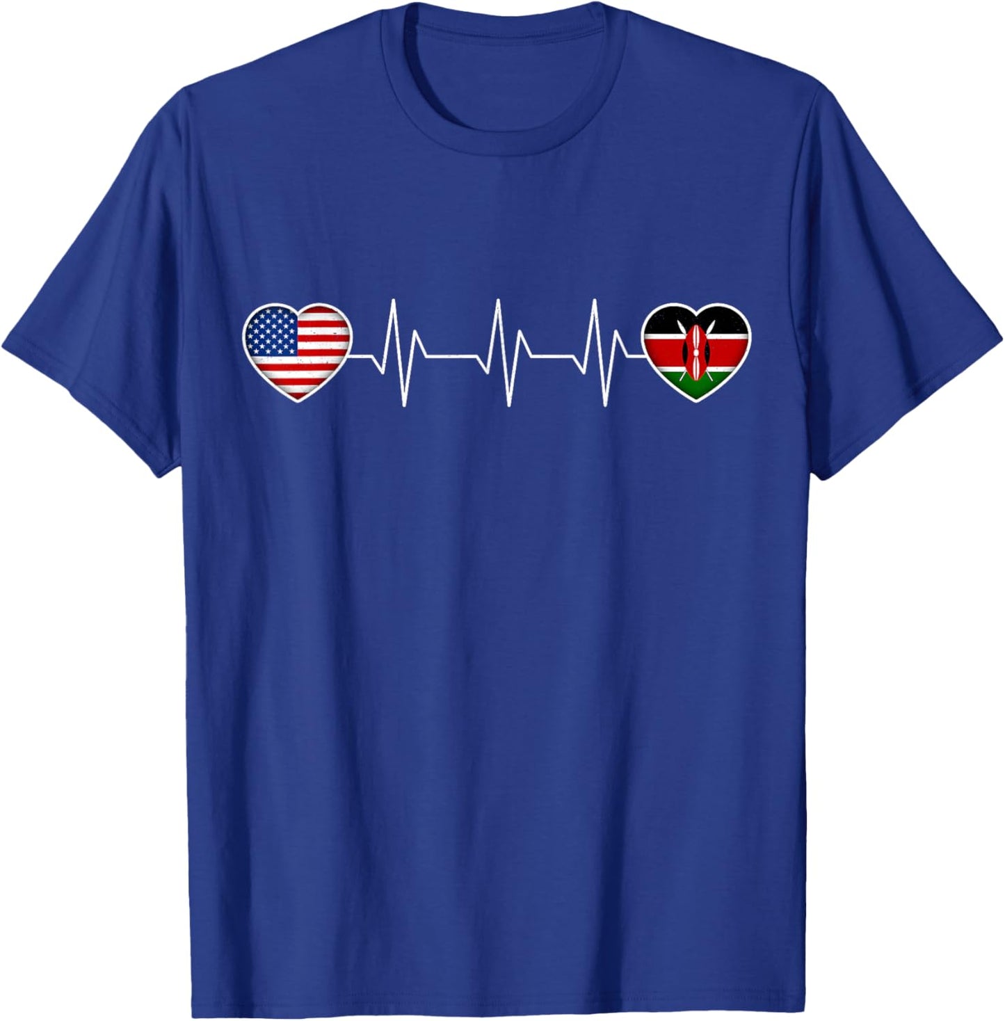 Kenya & USA T-Shirt - T-Shirt | Royal