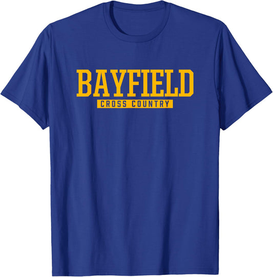 Bayfield High School Cross Country T-Shirt - T-Shirt | Royal