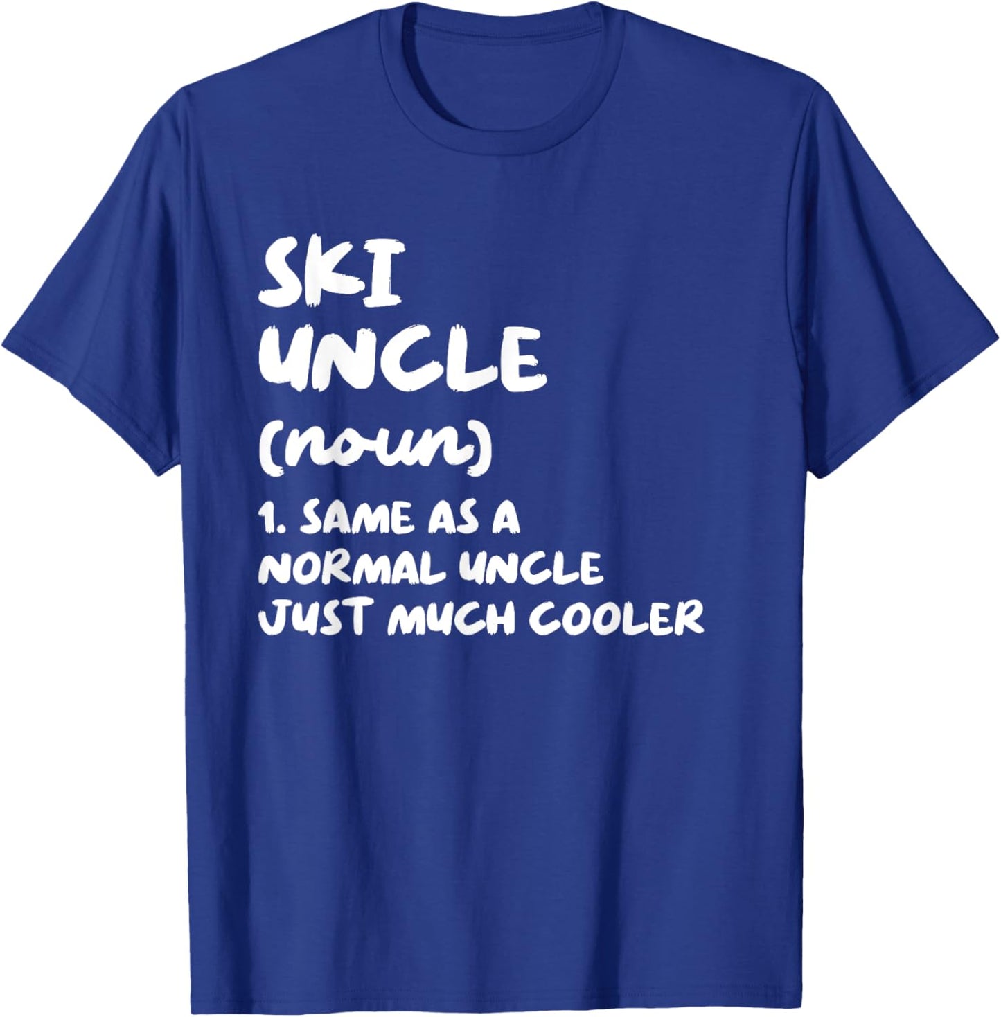 Ski Uncle Definition Skiing Funny Sports T-Shirt - T-Shirt | Royal