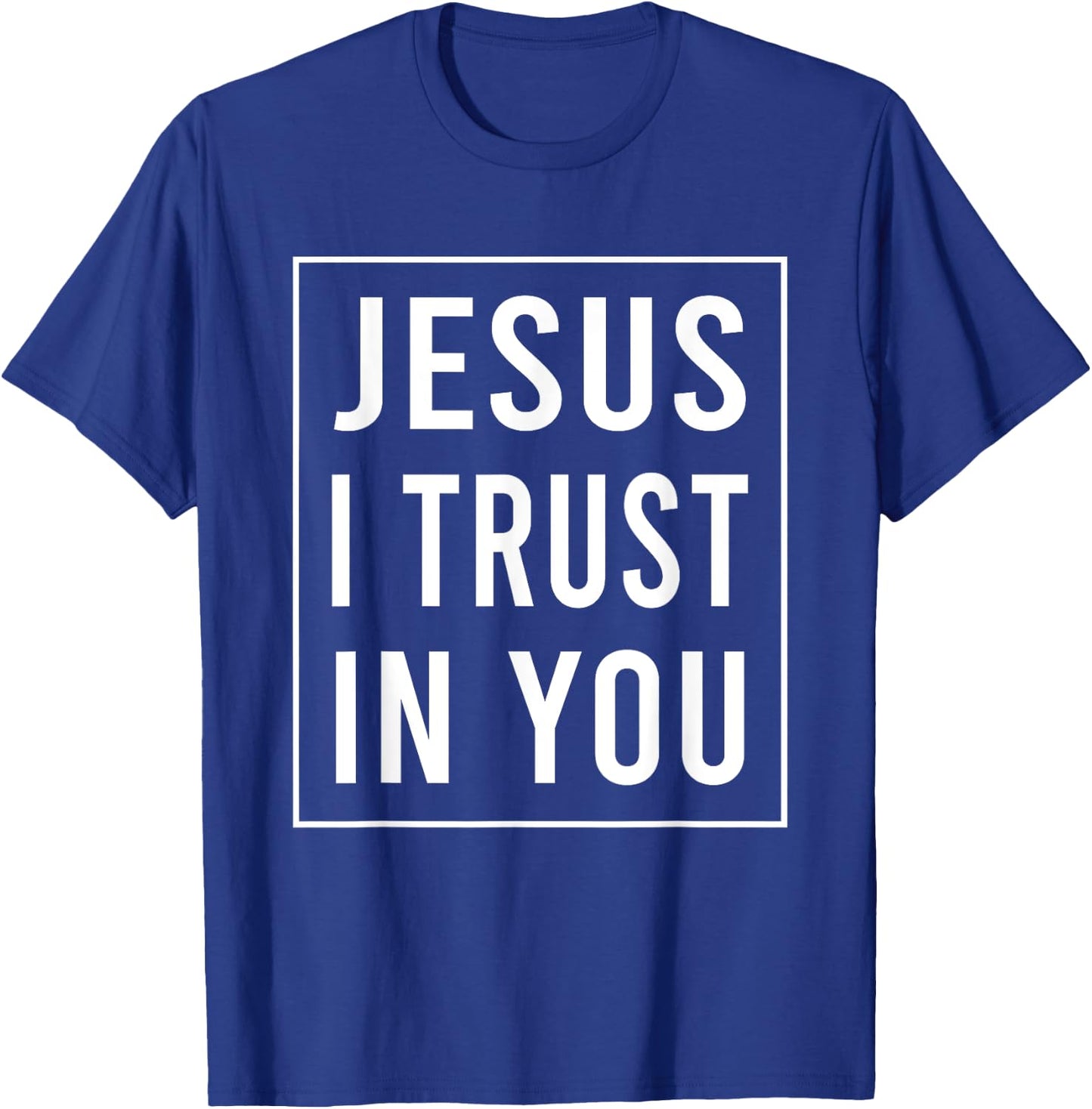 Jesus I Trust In You Divine Mercy Devotion Christian Women T-Shirt - T-Shirt | Royal