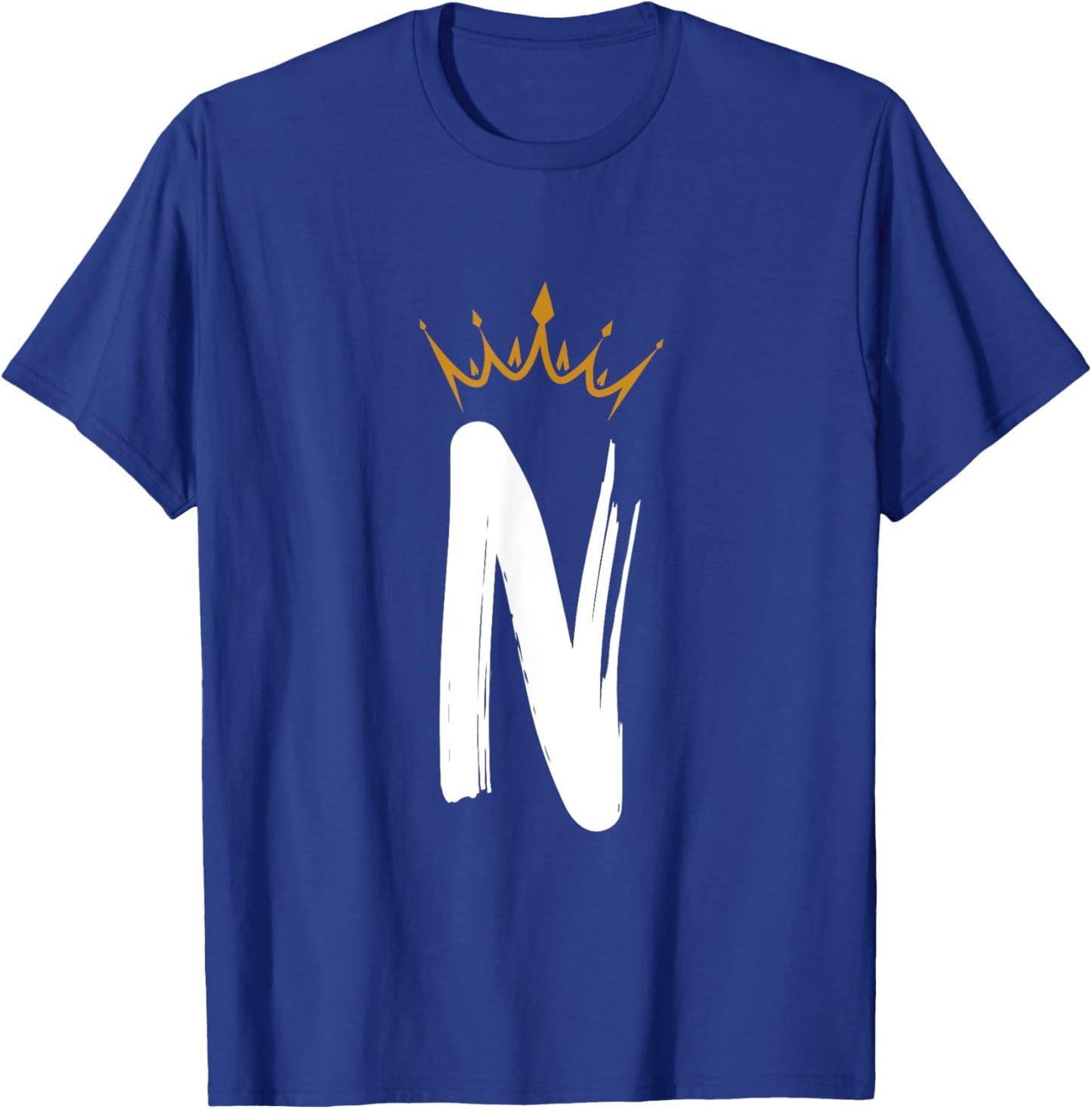 Queen King Letter N - Favorite Letter With Crown Alphabet T-Shirt - T-Shirt | Royal